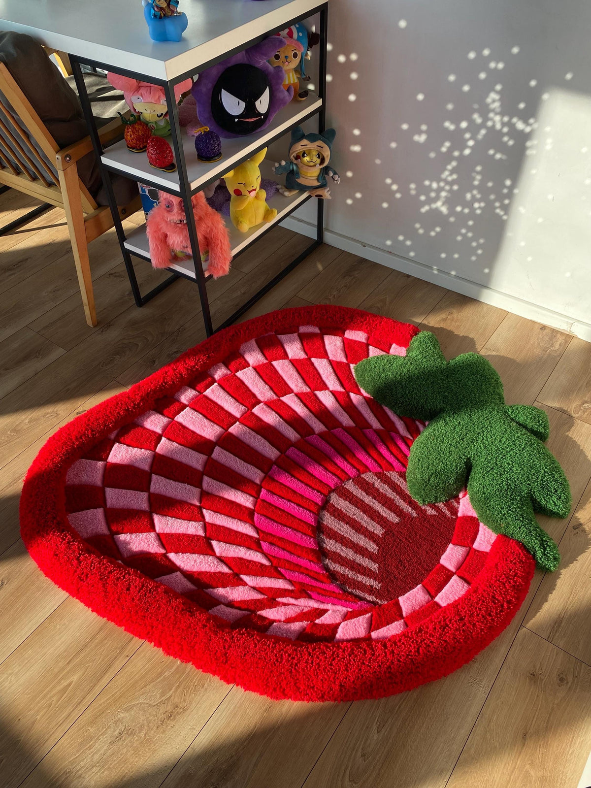 Tapetz Morango Abstrato 3D