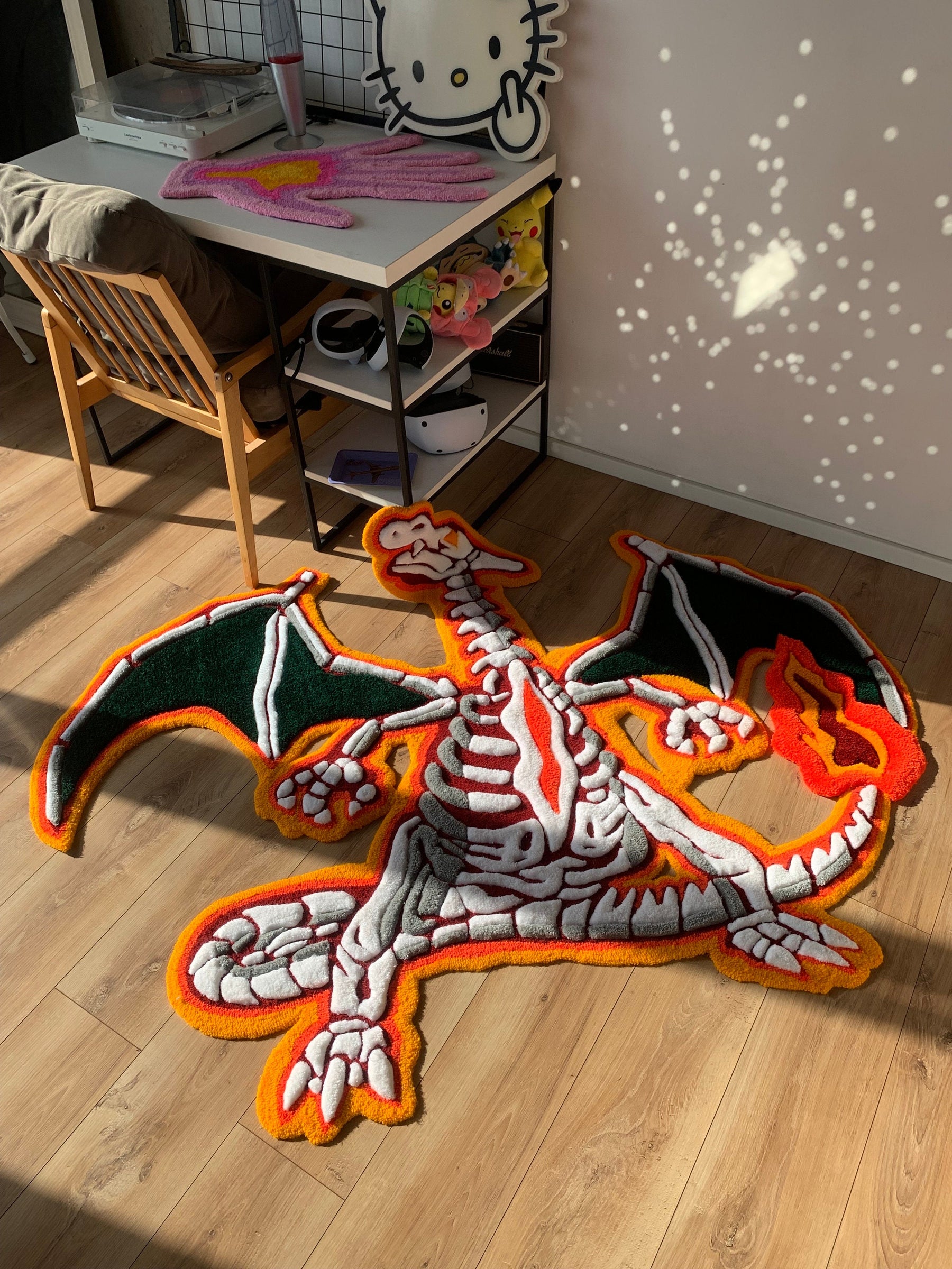 Tapetz Pokémon Skeleton Charizard 3D