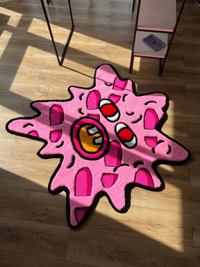 Tapetz Pink Psicodelic Star 3D