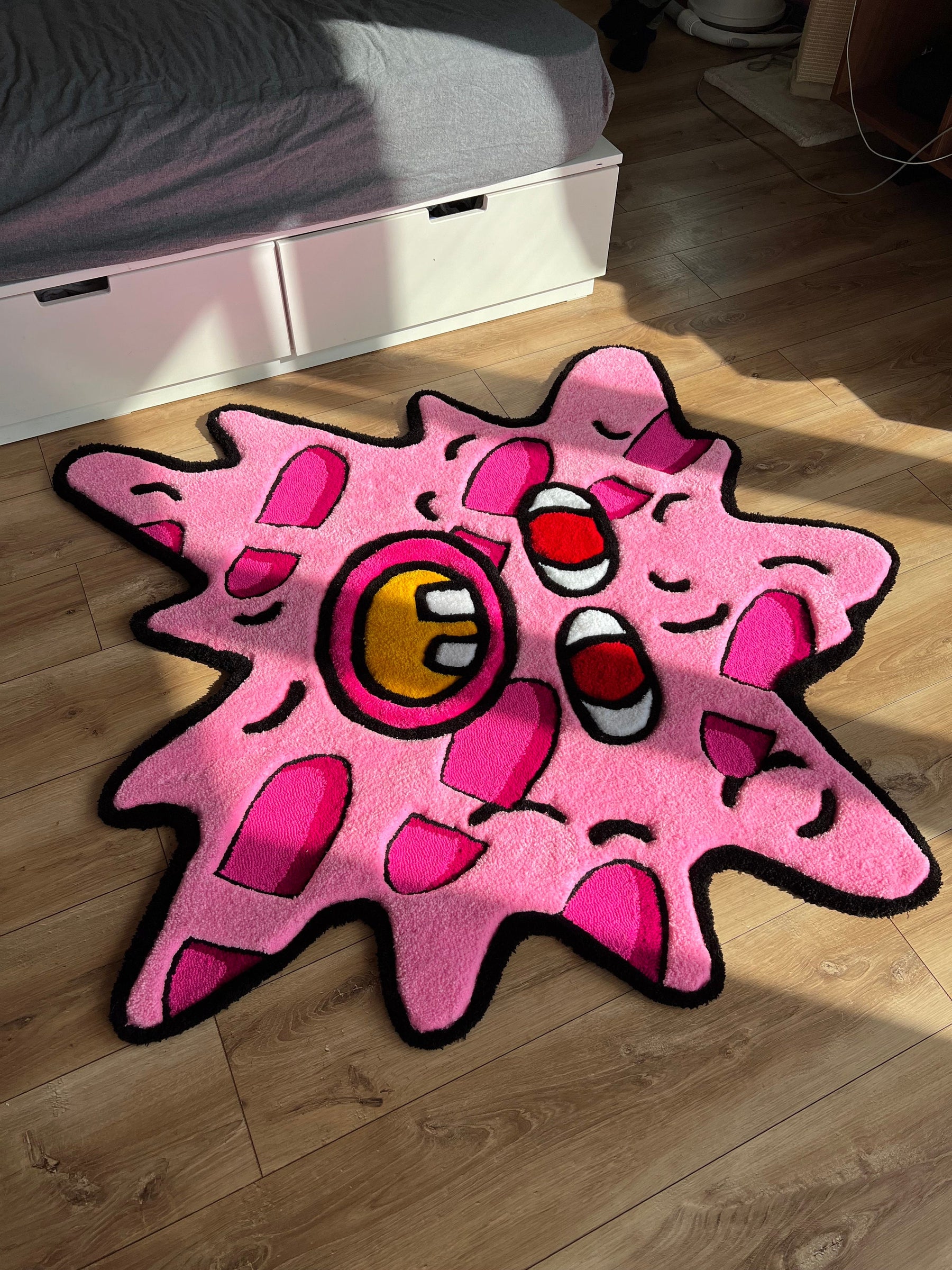Tapetz Pink Psicodelic Star 3D