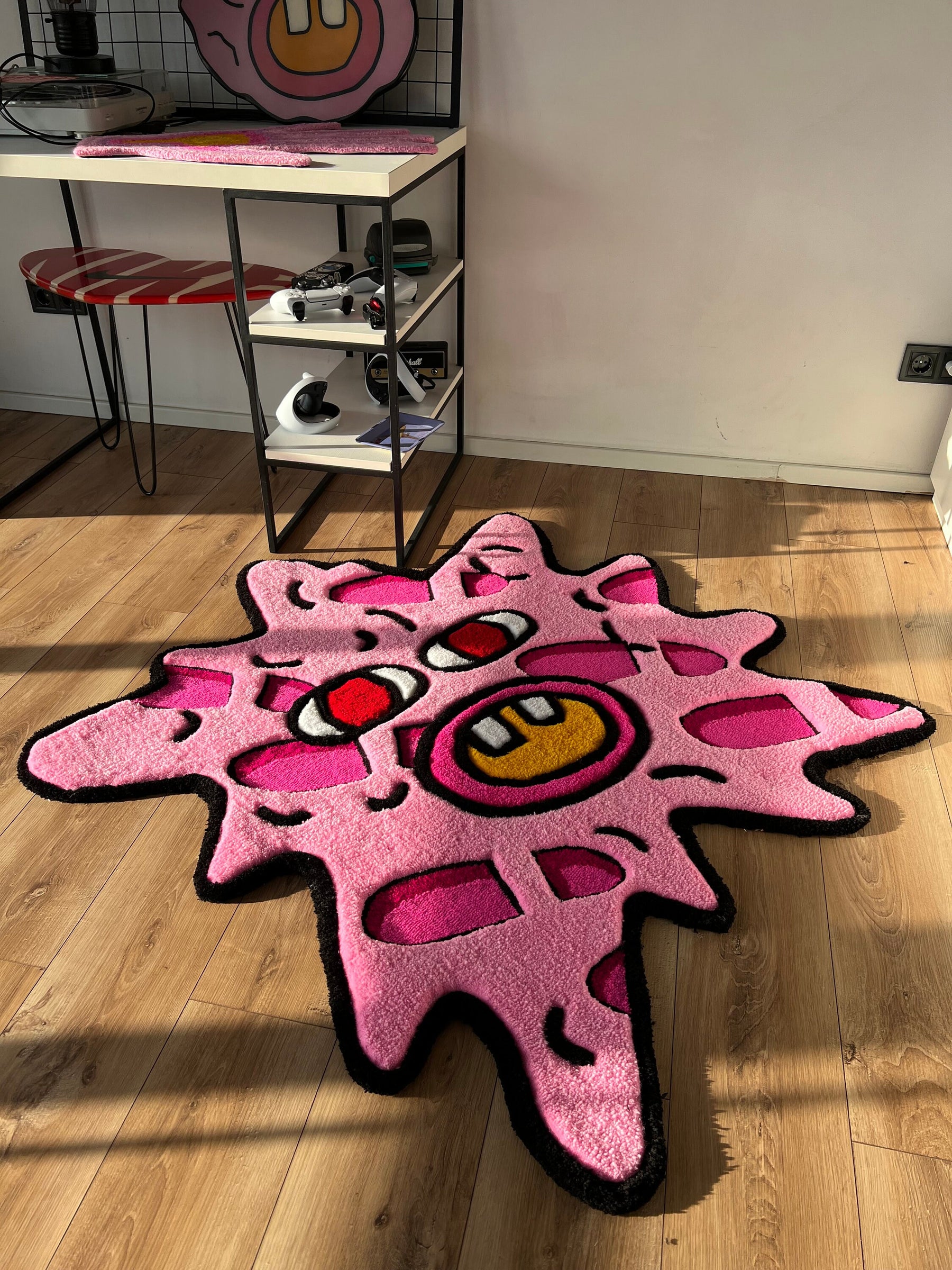 Tapetz Pink Psicodelic Star 3D