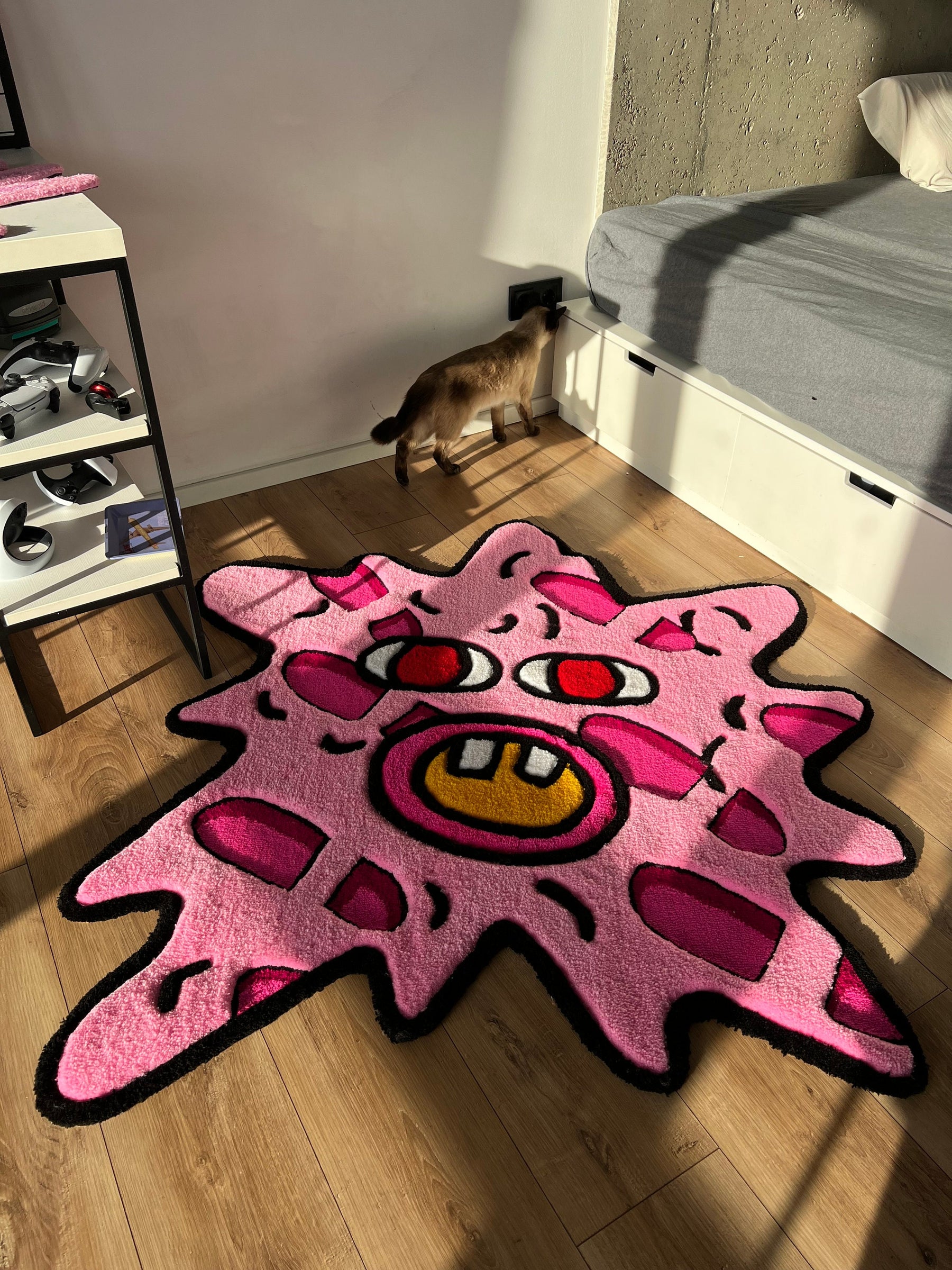 Tapetz Pink Psicodelic Star 3D