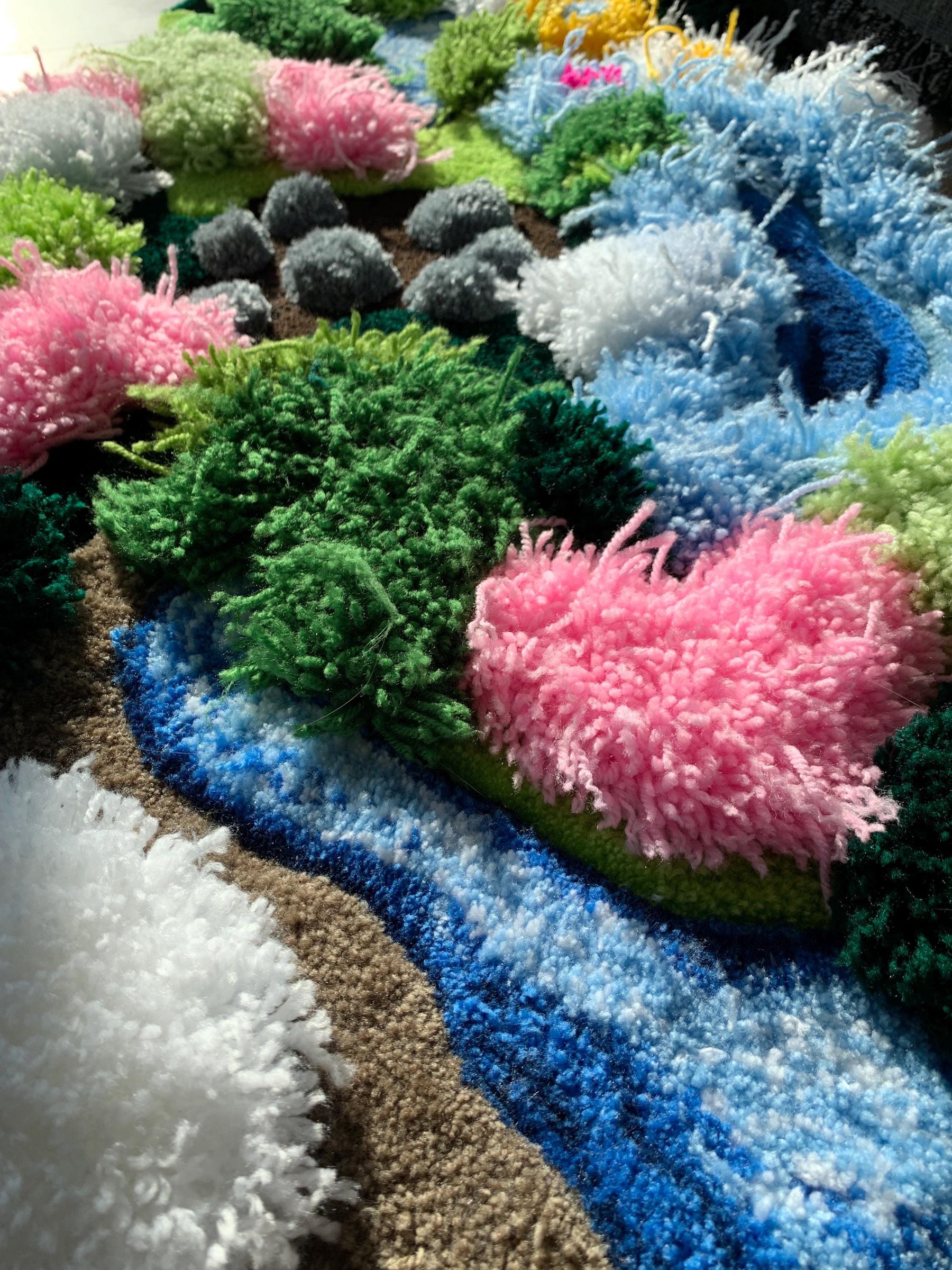 Tapetz Grama Musgo & Rio 3D